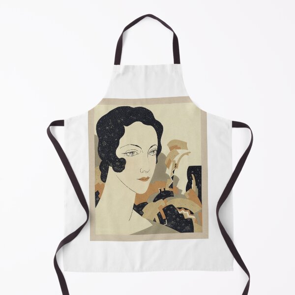 Item preview, Woman's head (1931) fashion illustration in high resolution. Original from the Rijksmuseum. designed and sold by LenaShines.