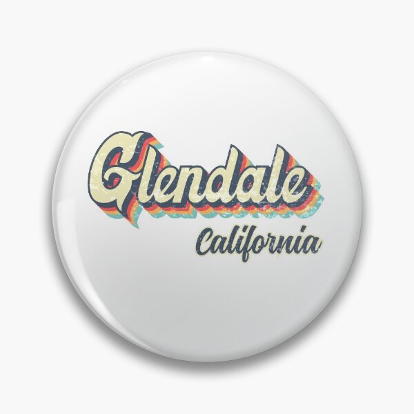 Item preview, Glendale city California Retro Vintage 70s rainbow designed and sold by Teelogic.