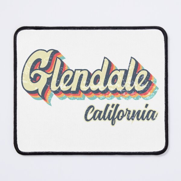 Item preview, Glendale city California Retro Vintage 70s rainbow designed and sold by Teelogic.