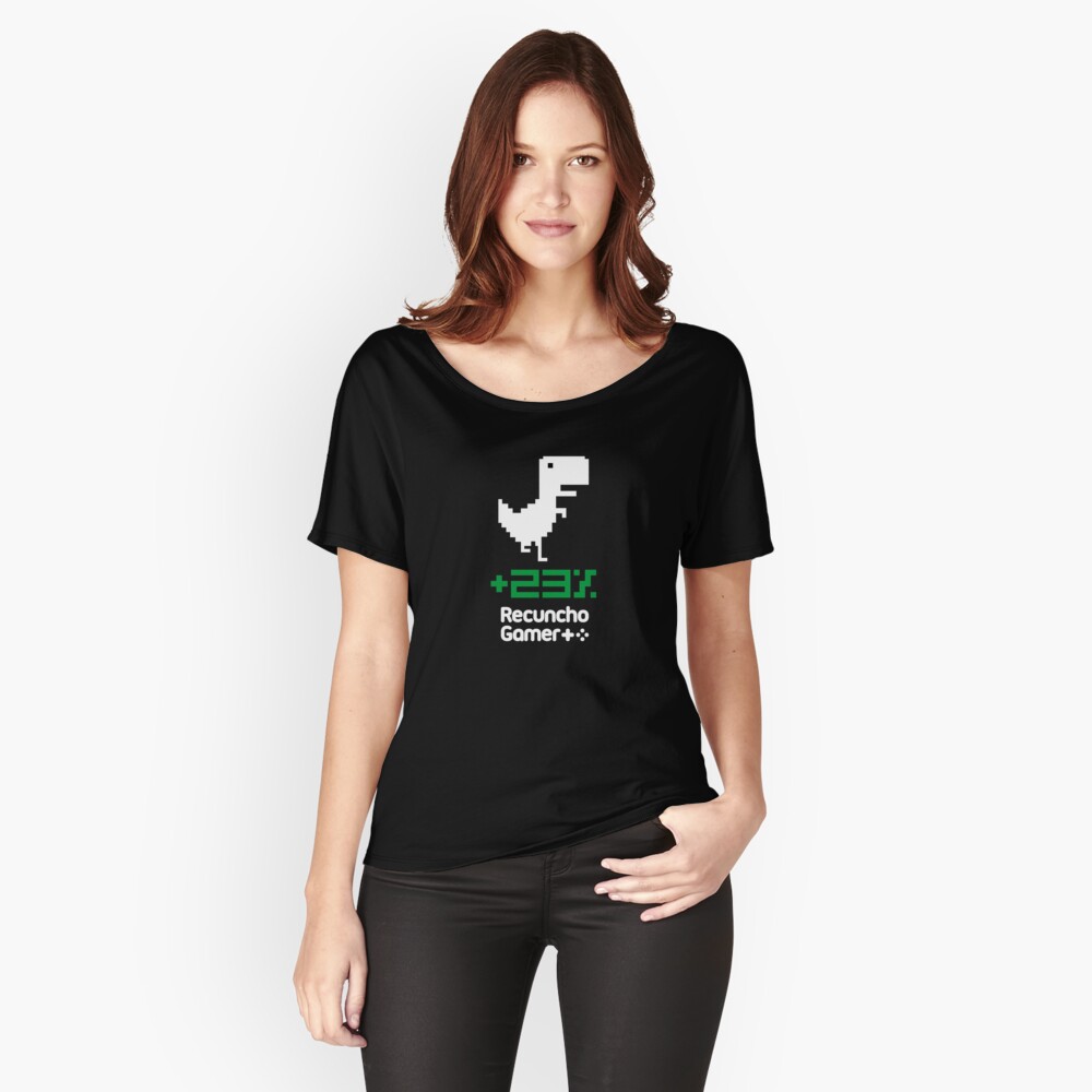 Vista previa del artículo con la obra «Camiseta ancha», diseñado y vendido por RecunchoGamer.