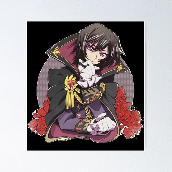 Code Geass Lelouch Lamperouge Anime Illustrated Poster 5