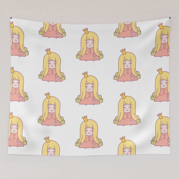 Item preview, Cute blond princess in pink designed and sold by AnnaRuz.