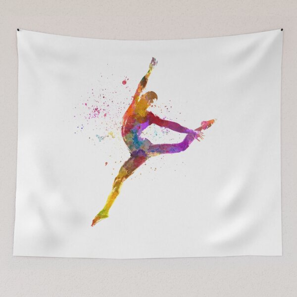 Item preview, Contemporary male dance in watercolor  designed and sold by paulrommer.