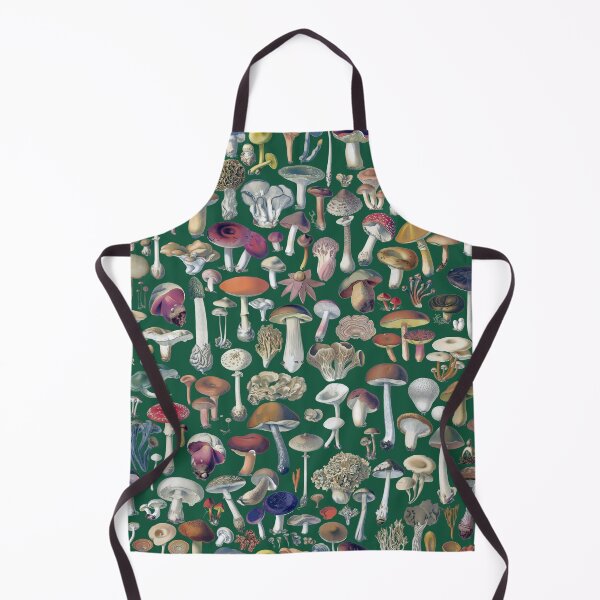 Item preview, Vintage mushrooms pattern - green designed and sold by martstudio.