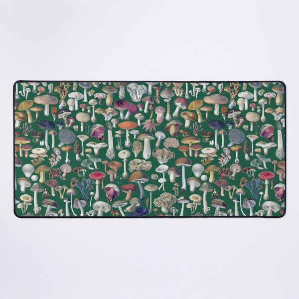Item preview, Vintage mushrooms pattern - green designed and sold by martstudio.