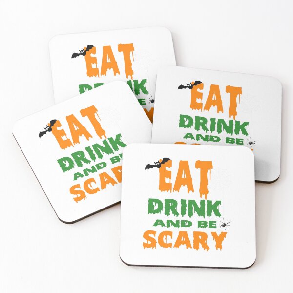 Item preview, Eat Drink And Be Scary designed and sold by Bend-The-Trendd.