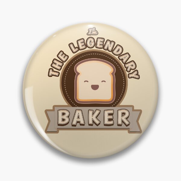 Item preview, I'm THE Legendary Baker: A cute kawaii smiling bread shirt about baking designed and sold by AxelGreen72.