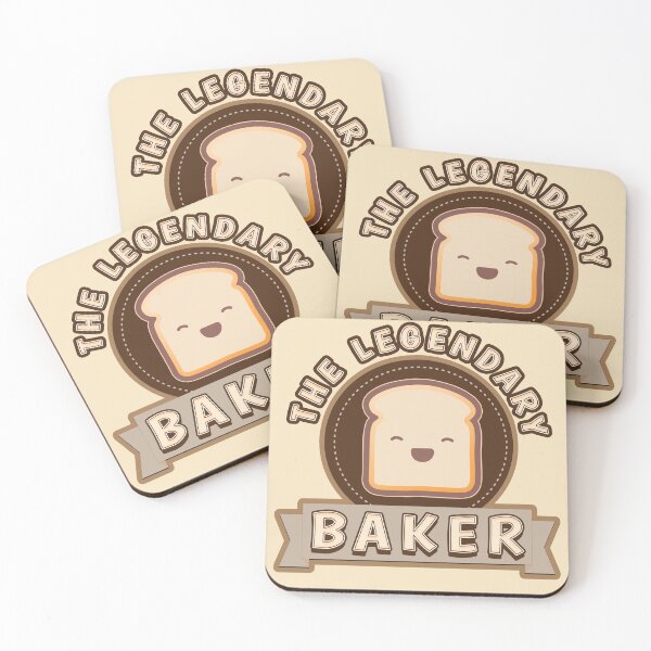 Item preview, I'm THE Legendary Baker: A cute kawaii smiling bread shirt about baking designed and sold by AxelGreen72.