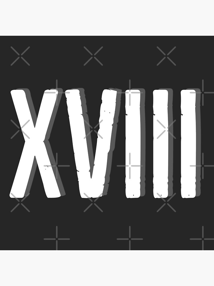 roman-numeral-xviii-photographic-print-for-sale-by-rayner21-redbubble