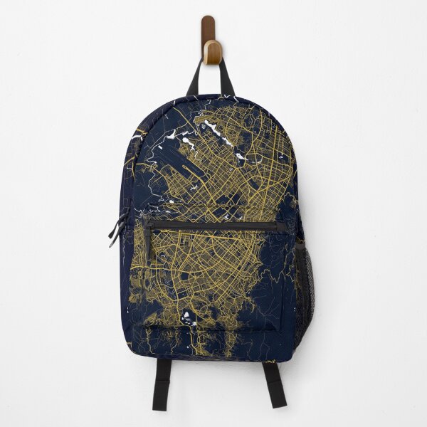 Item preview, Bogota City Map of Colombia - Gold Art Deco designed and sold by deMAP.