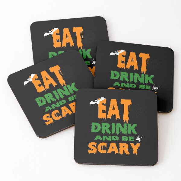 Item preview, Eat Drink And Be Scary designed and sold by Bend-The-Trendd.