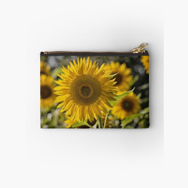 Item preview, close up of sunflower in a field designed and sold by Ronenvief.