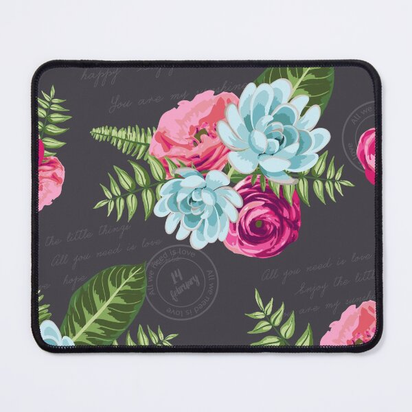 Item preview, Romantic Floral in pinks and blues designed and sold by headpossum.