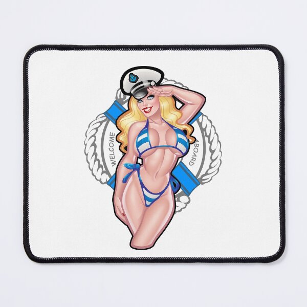 Item preview, Sailor pin up girl. Vintage sailor girl. Welcome aboard designed and sold by AnnaRuz.