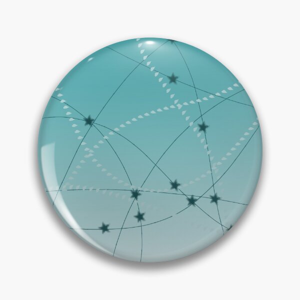 Item preview, Turquoise blue - Lines with Stars designed and sold by JourneywithP.