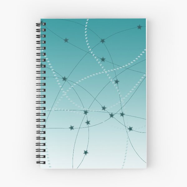 Item preview, Turquoise blue - Lines with Stars designed and sold by JourneywithP.