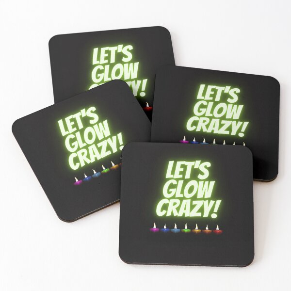 Item preview, Lets glow crazy - candles designed and sold by CreativeFrog.
