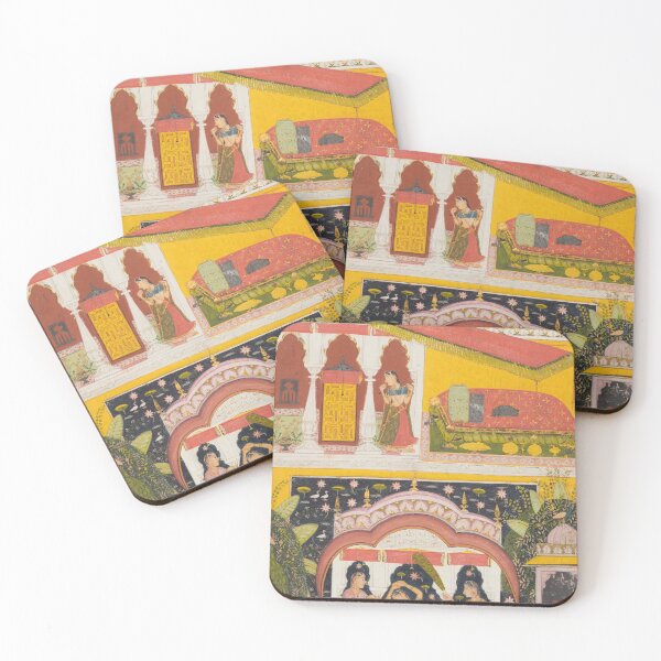 Item preview, A Royal Woman in a Pavilion designed and sold by HinduArtGallery.