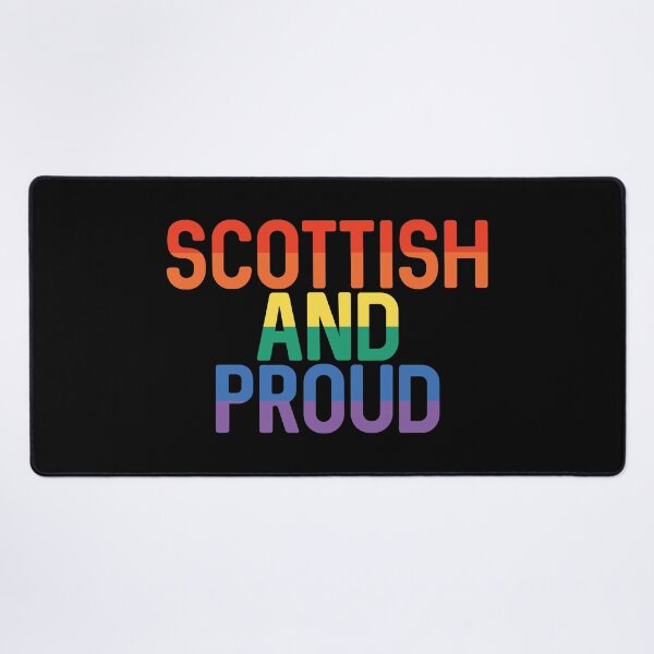 Item preview, Scottish and Proud, Pride Flag Slogan Design  designed and sold by MacPean.