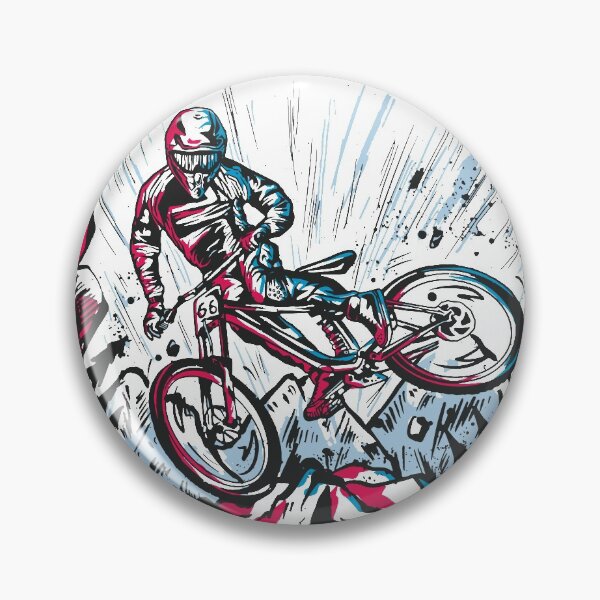 Item preview, Downhill Biker Doing Cool Trick Design designed and sold by Steve Yao.