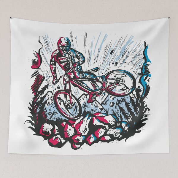 Item preview, Downhill Biker Doing Cool Trick Design designed and sold by Steve Yao.