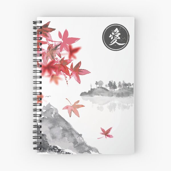 Item preview, Autumn in Japan Kanji Love designed and sold by ElenaDanilo.