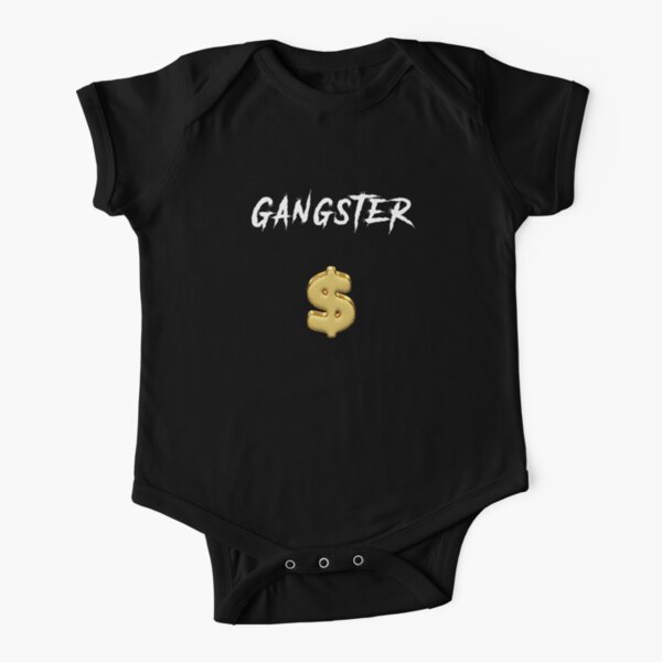 Gangster Short Sleeve Baby One-Piece for Sale