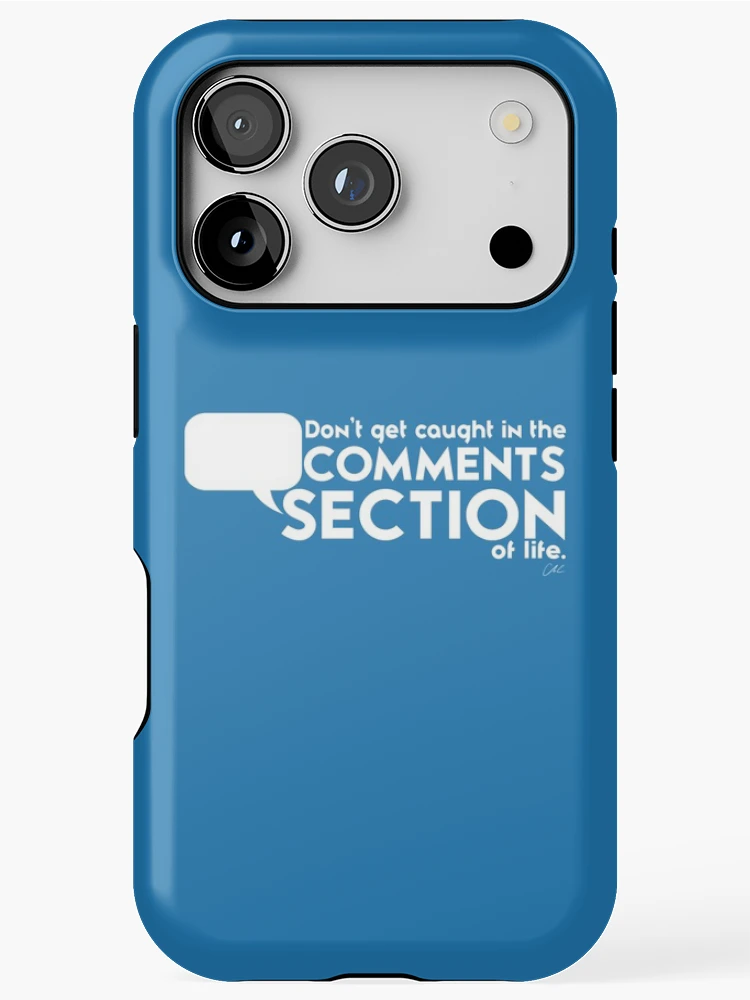 Thumbnail 1 of 4, iPhone Case, Comments designed and sold by Christopher Carruthers.