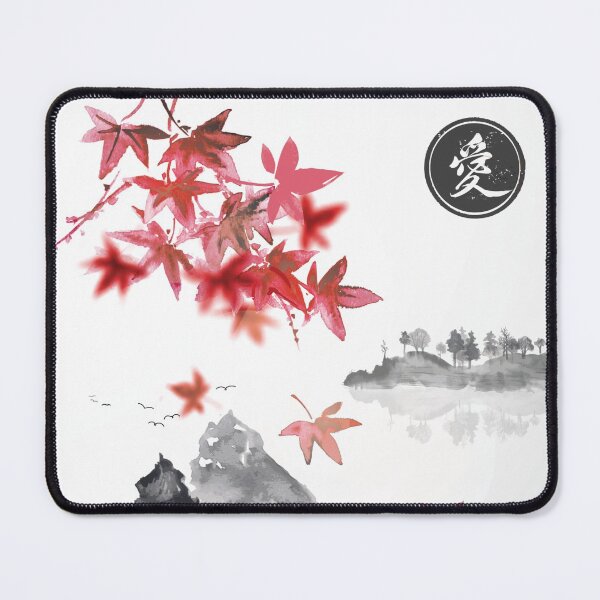 Item preview, Autumn in Japan Kanji Love designed and sold by ElenaDanilo.