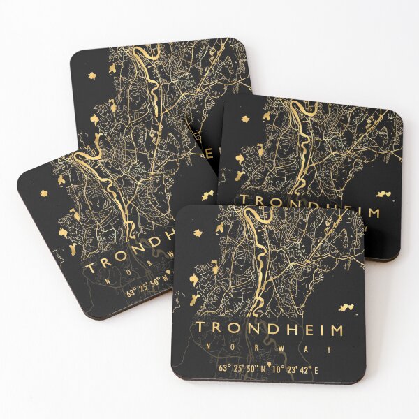Item preview, TRONDHEIM MAP NORWAY designed and sold by hatimelhag.