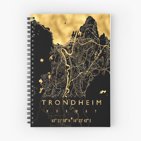 Item preview, TRONDHEIM MAP NORWAY designed and sold by hatimelhag.