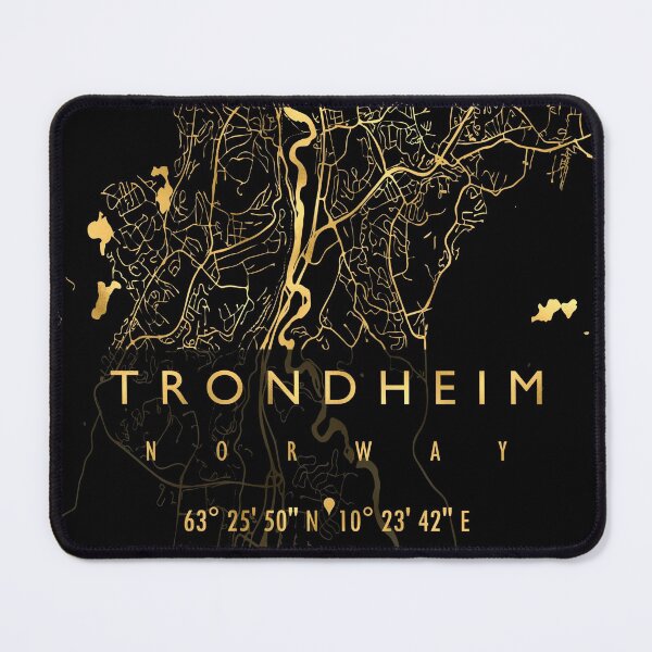Item preview, TRONDHEIM MAP NORWAY designed and sold by hatimelhag.