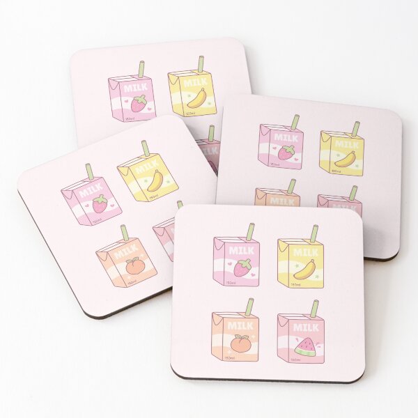 Item preview, Assorted Fruits Flavored Milk Packets Doodle designed and sold by rustydoodle.
