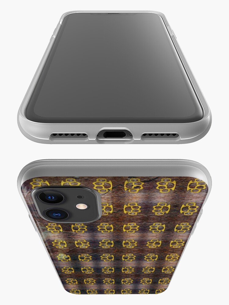 "Brass Knuckles Pattern" iPhone Case & Cover by creepyjoe Redbubble