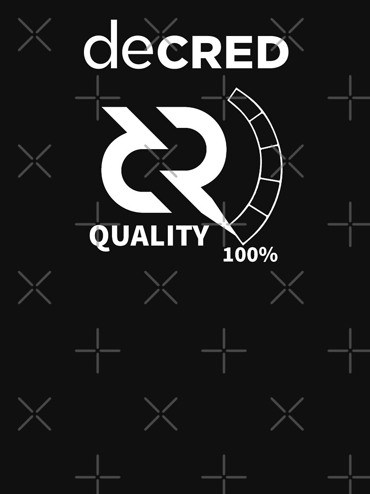 Thumbnail 7 of 7, Classic T-Shirt, Decred quality © v1 (Design timestamped by https://timestamp.decred.org/) designed and sold by OfficialCryptos.
