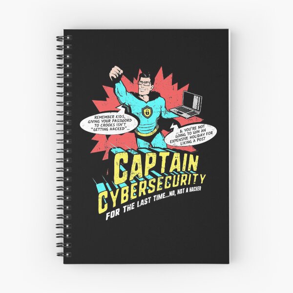 Item preview, Captain Cybersecurity designed and sold by Nerd Shizzle.