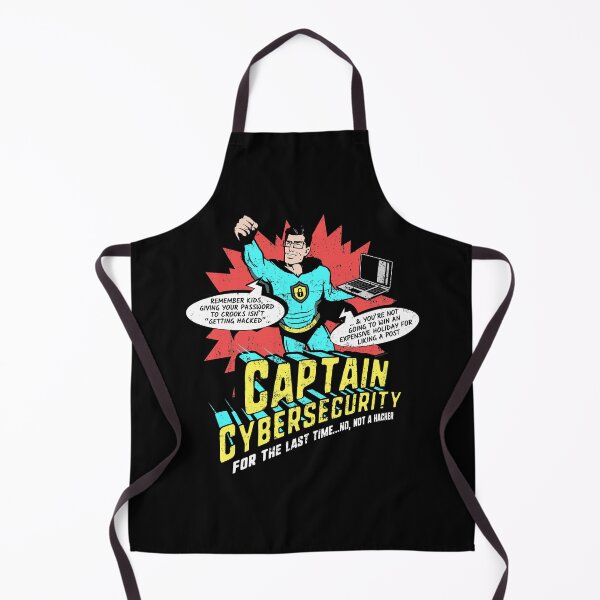 Item preview, Captain Cybersecurity designed and sold by Nerd Shizzle.