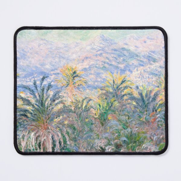 Item preview, Palm Trees at Bordighera (1884) by Claude Monet, high resolution famous painting. Original from The MET. designed and sold by LenaShines.