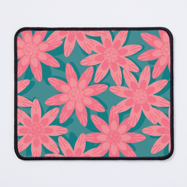 Item preview, Pink and turquoise florals designed and sold by Julie Owen.