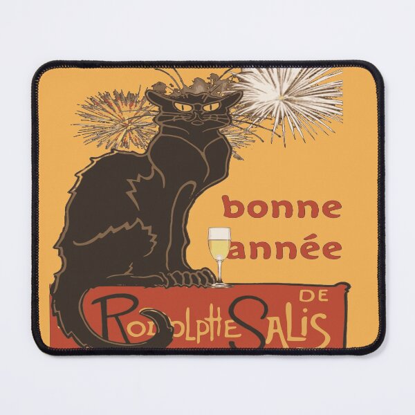 Artikelvorschau, Bonne Annee Frohes neues Jahr Le Chat Noir entworfen und verkauft von taiche.