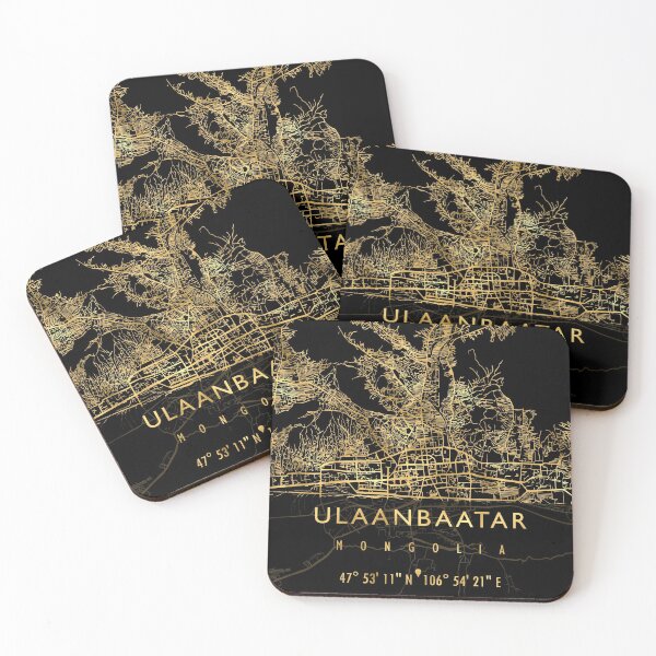 Item preview, ULAANBAATAR MAP MONGOLIA designed and sold by hatimelhag.