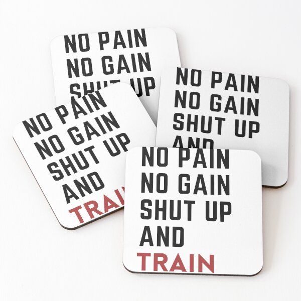 Item preview, No pain No gain Shut up and TRAIN designed and sold by Ace2ooo.