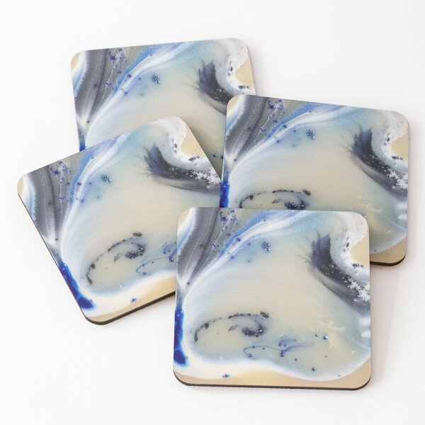 Item preview, Glacial blue abstract designed and sold by zchriswit.