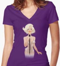 Happy birthday Mr. President Women's Fitted V-Neck T-Shirt