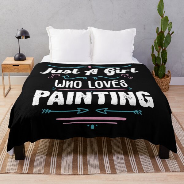 Item preview, Just A Girl Who Loves To Paint- Funny Gift Idea For Drawers 2021 designed and sold by RedHive.