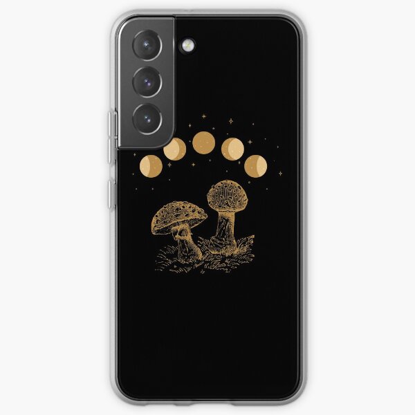 Vintage Goblincore Mushroom Foragin Aesthetic Moon Samsung Galaxy Soft Case