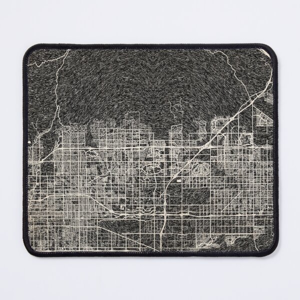 Item preview, Rancho Cucamonga map California Ink lines designed and sold by InkMaps.