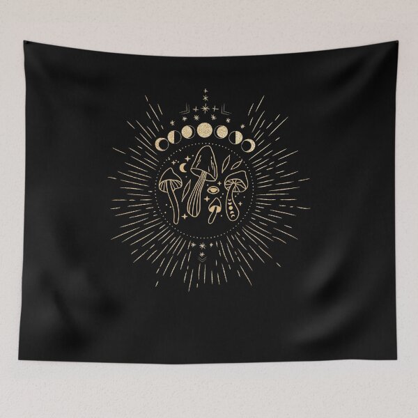 Item preview, Vintage Goblincore Mushroom Foragin Aesthetic Moon designed and sold by Echo Dusk.