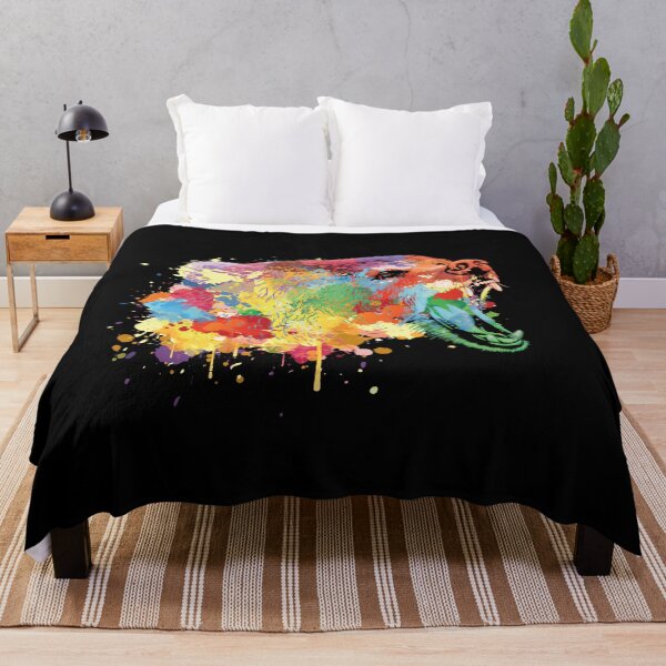 Item preview, Beautiful Bear Splash Art, Bear Lover Painting designed and sold by redodaha.