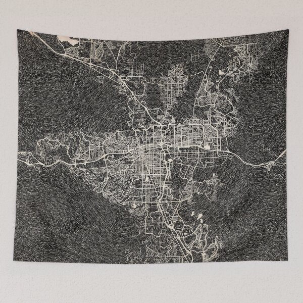 Item preview, Reno map Nevada Ink lines designed and sold by InkMaps.